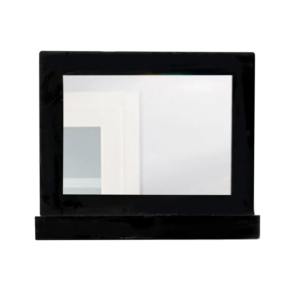 Horizontal Plexiglass Wall Mirror Container Made in Italy - Kiran Viadurini