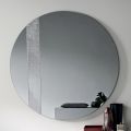 Round Mirror with Mesh Insert Made in Italy - Brigitta