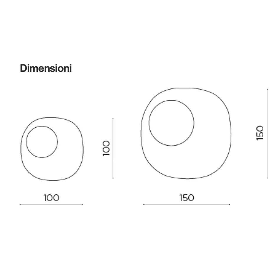 Shaped Mirror with Wavy Glass Insert Made in Italy - Adalberta Viadurini