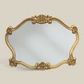 Classic Style Mirror with Gold Leaf Frame Made in Italy - Precious