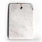 Cutting board in Carrarra White Marble of Made in Italy Design - Masha Viadurini