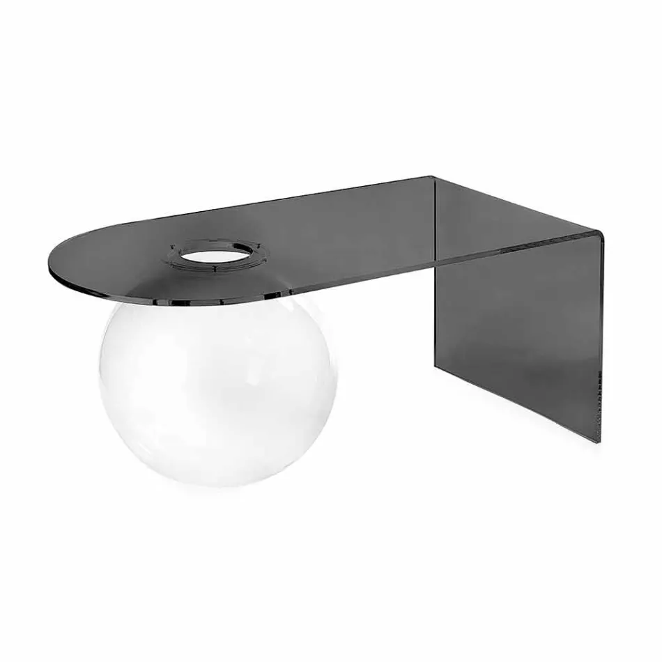Modern plexiglass bridge table made in Italy, Bolly Viadurini