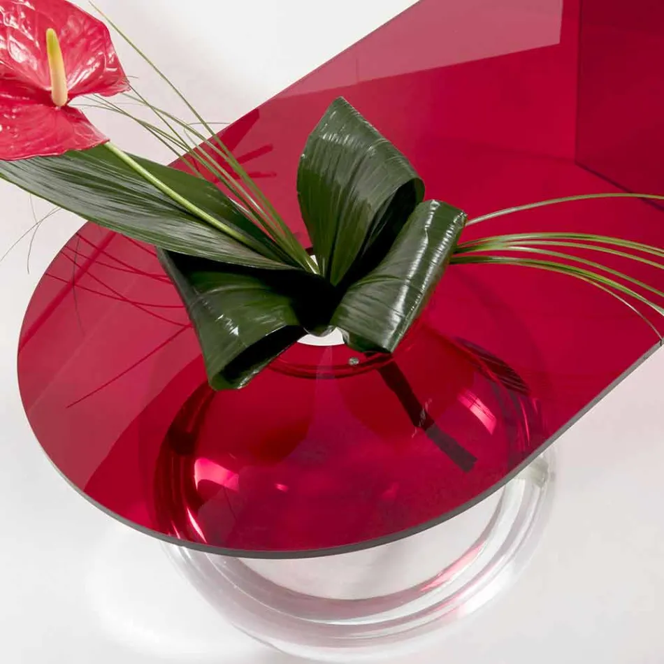 Modern plexiglass bridge table made in Italy, Bolly Viadurini