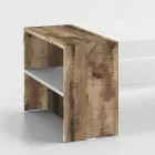 Low Coffee Table for the Living Room in White Wood 3 Finishes - Rames Viadurini