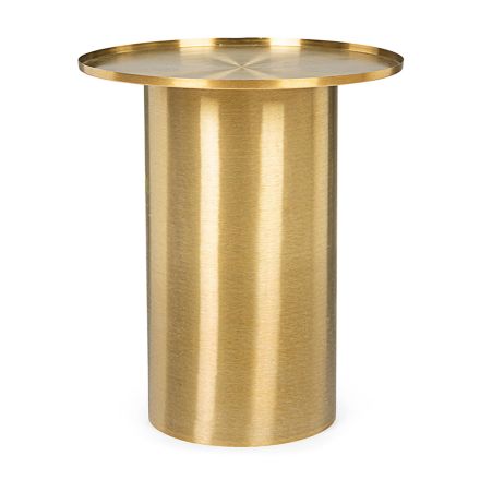Design Coffee Table in Brass Plated Steel - Kakta Viadurini