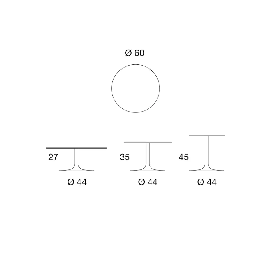 Low Coffee Table in Metal and Ceramic of Various Sizes - Amereo Viadurini