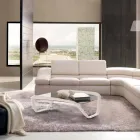 White table modern design in glass and Adamantx® Continuum Viadurini