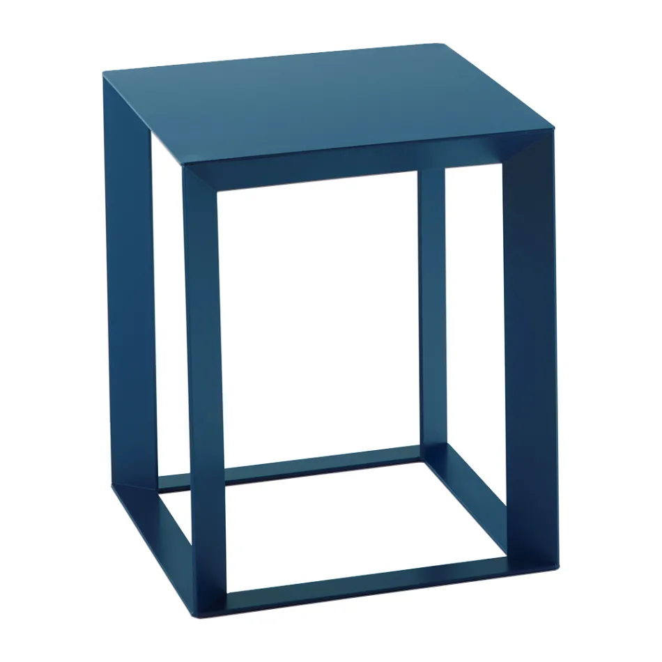 Square Design Metal Coffee Table in 2 Sizes - Josyane Viadurini