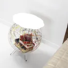 Versatile Bedside Table in Recyclable Colored Plexiglass - Paolone Viadurini