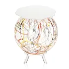 Versatile Bedside Table in Recyclable Colored Plexiglass - Paolone Viadurini