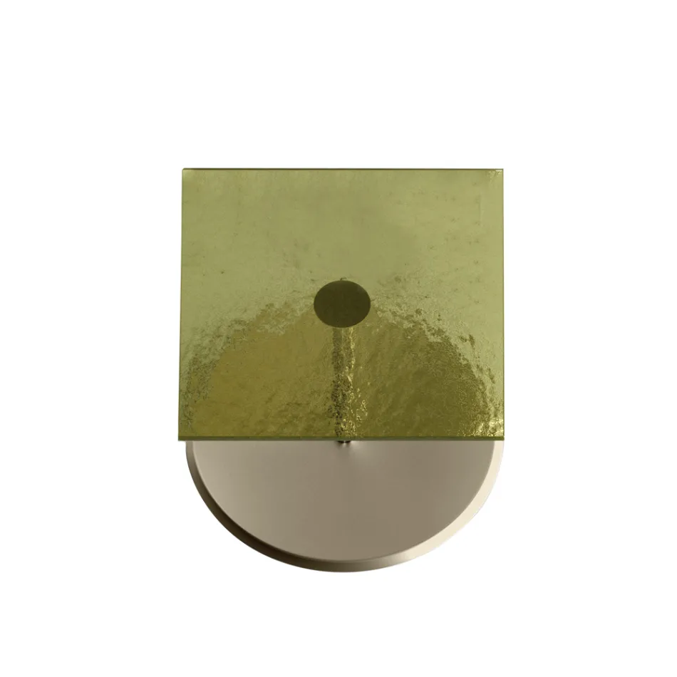Coffee Table with Square Glass or Metal Top Made in Italy - Anakin Viadurini