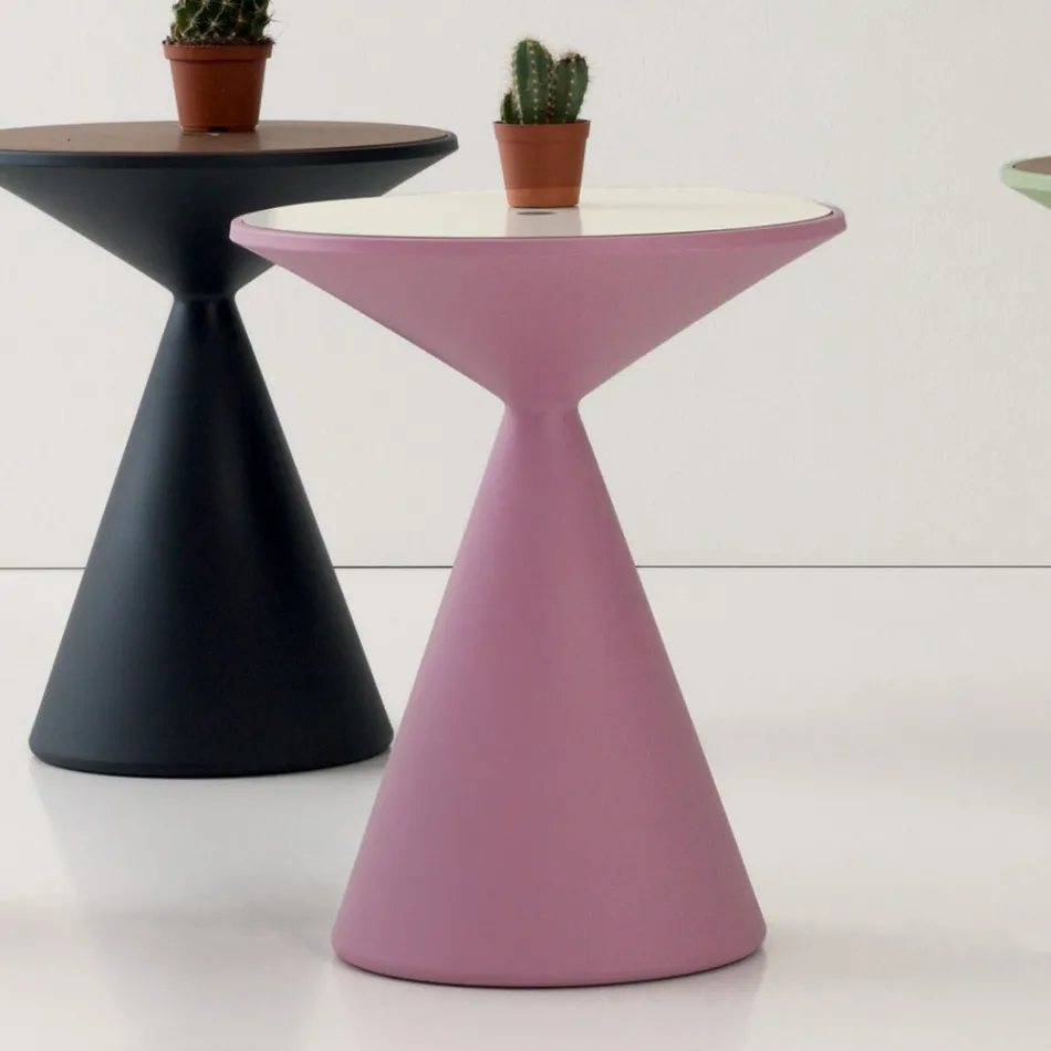 Coffee Table Container for Living Room in Polyethylene Made in Italy - Acuto Viadurini