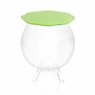 Biffy green round coffee table / container, modern design made in Italy Viadurini