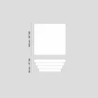 Coffee table design Coffee Silhouette Cadeau wood fiber Viadurini