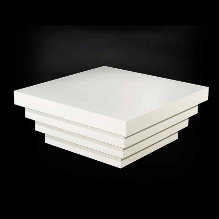 Coffee table design Coffee Silhouette Cadeau wood fiber Viadurini