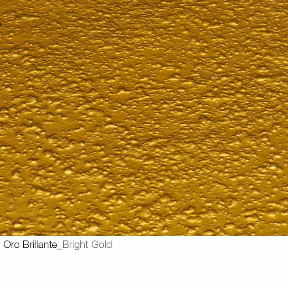 Coffee Table in Forged Crystal and Metal Made in Italy - Montebianco Viadurini