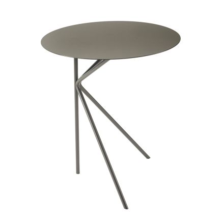 High Quality Colored Metal Coffee Table Made in Italy - Olesya Viadurini