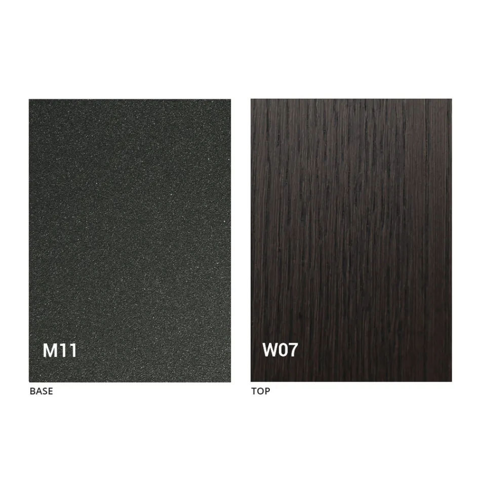 Modern Transforming Coffee Table in Wood and Metal Made in Italy - Fabio Viadurini