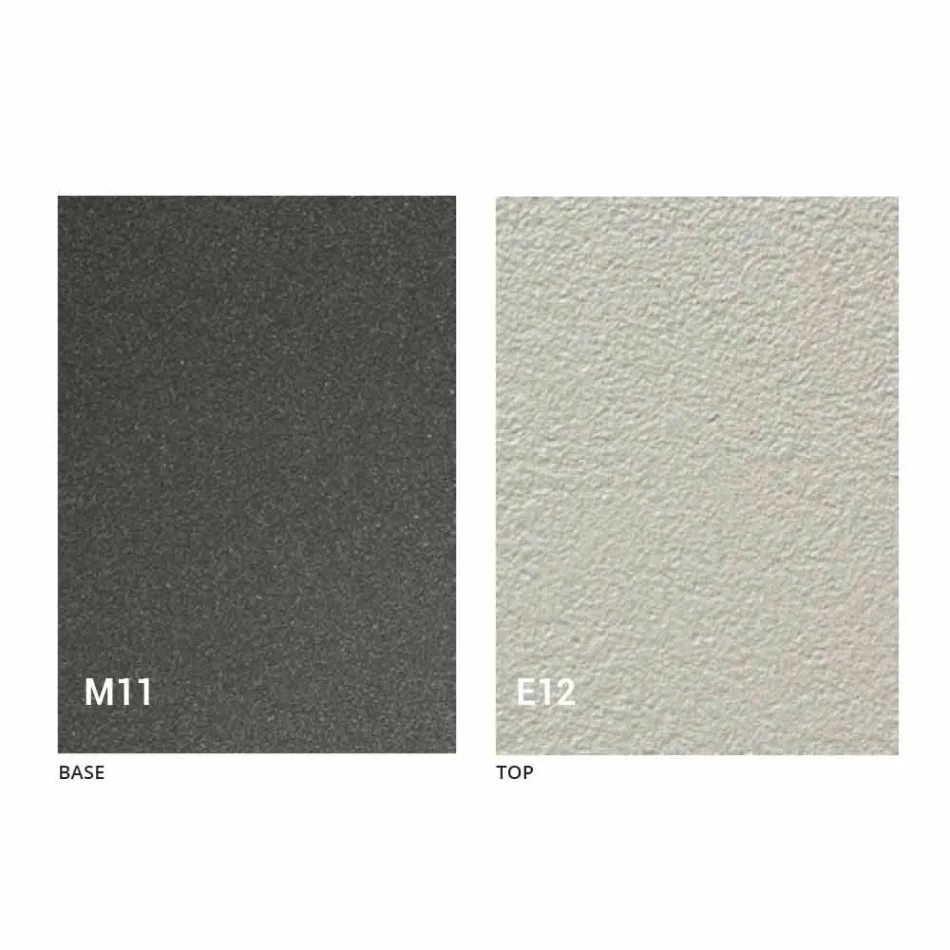 Transformable Coffee Table with Mortar Effect Top Made in Italy - Romantic Viadurini