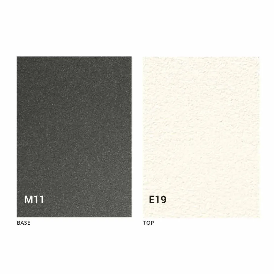 Transformable Coffee Table with Mortar Effect Top Made in Italy - Romantic Viadurini