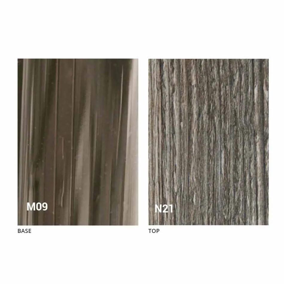 Modern Transformable Coffee Table in Wood and Metal Made in Italy - Gabri Viadurini