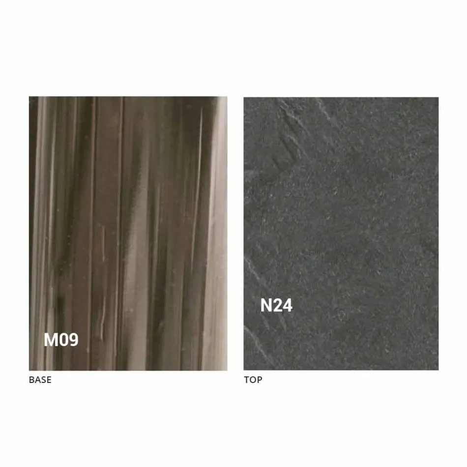 Modern Transformable Coffee Table in Wood and Metal Made in Italy - Gabri Viadurini