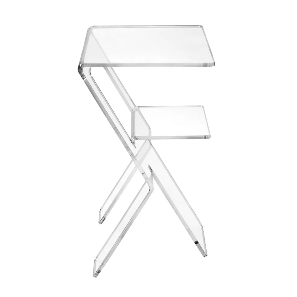 Sofa Table in Transparent Plexiglass Indoor or Outdoor - Platano Viadurini