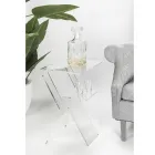 Sofa Table in Transparent Plexiglass Indoor or Outdoor - Platano Viadurini