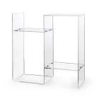 Sofa Table in Transparent or Fume Plexiglass Made in Italy - Janne Viadurini