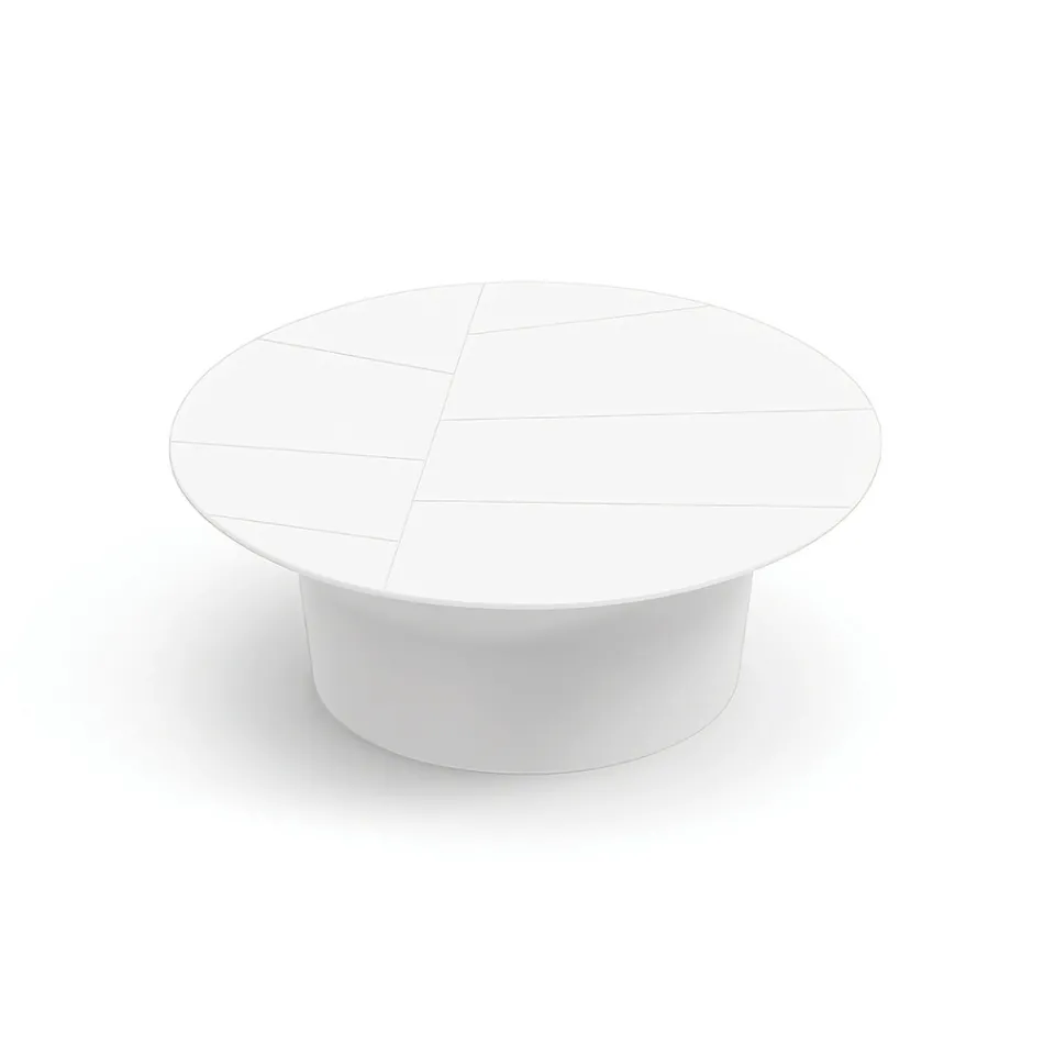Outdoor Polyethylene Coffee Table Available in Various Colors - Towel Viadurini