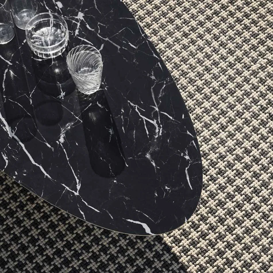 Outdoor Coffee Table Steel Structure Made in Italy - Begin by Myyour Viadurini