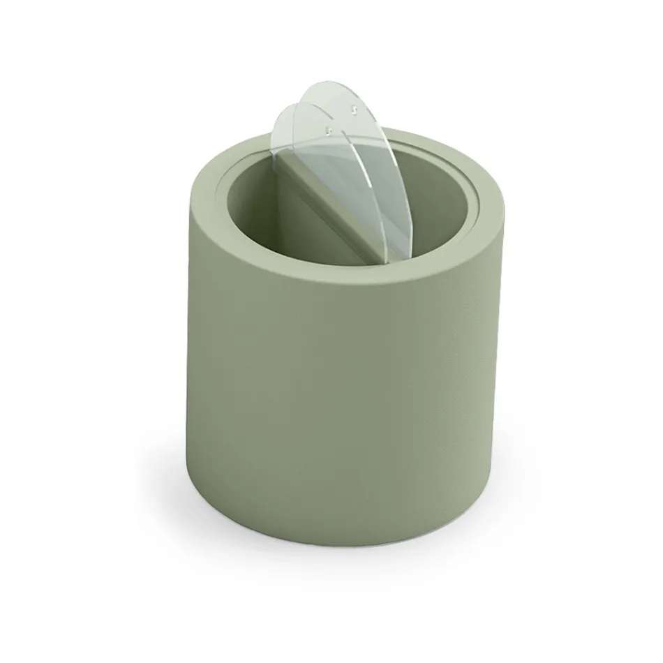 Polyethylene Garden Coffee Table with Container Made in Italy - Stracco Viadurini