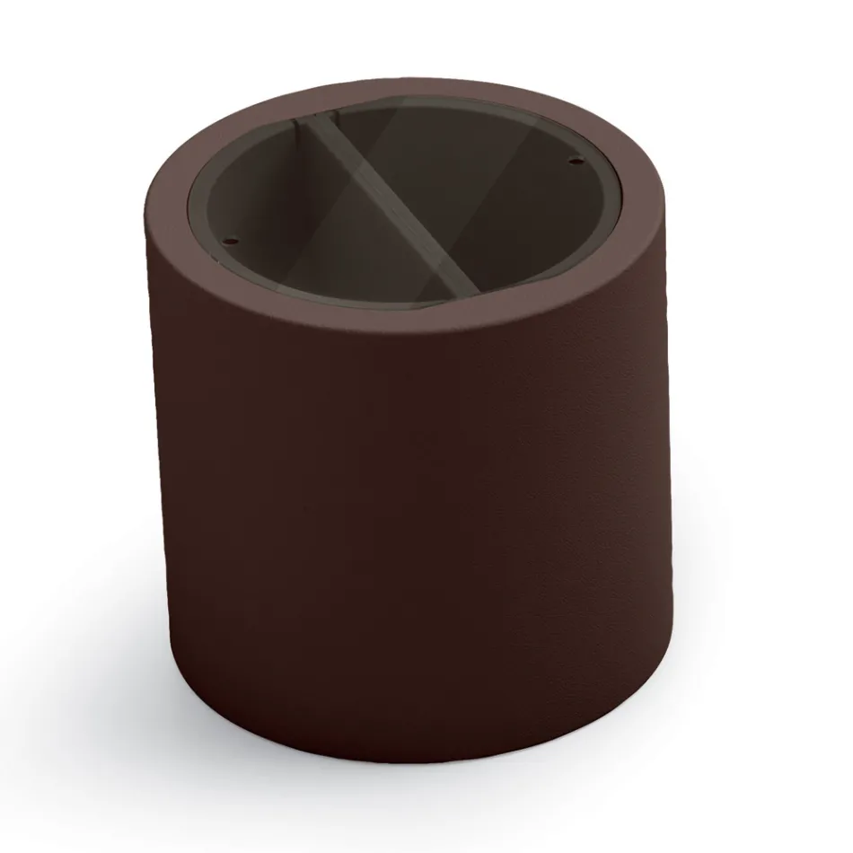 Garden Coffee Table in Polyethylene with Container Made in Italy - Stracco Viadurini