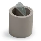 Garden Coffee Table in Polyethylene with Container Made in Italy - Stracco Viadurini