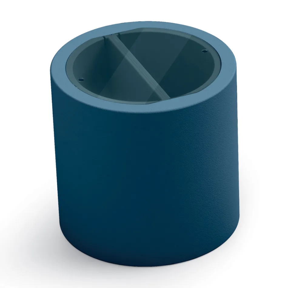 Garden Coffee Table in Polyethylene with Container Made in Italy - Stracco Viadurini