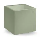 Square Garden Coffee Table in Colored Polyethylene Made in Italy - Noemi Viadurini