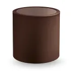 Round Garden Coffee Table in Colored Polyethylene Made in Italy - Noemi Viadurini
