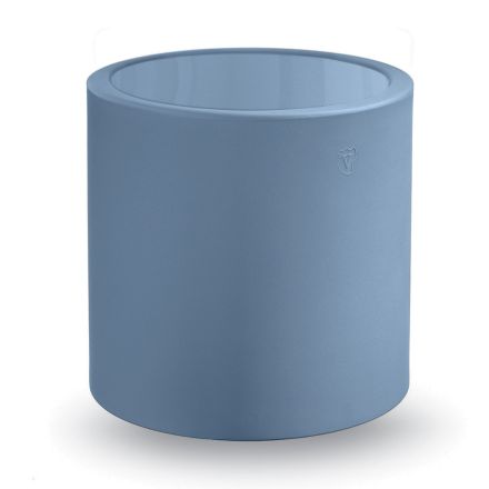 Round Garden Coffee Table in Colored Polyethylene Made in Italy - Noemi Viadurini