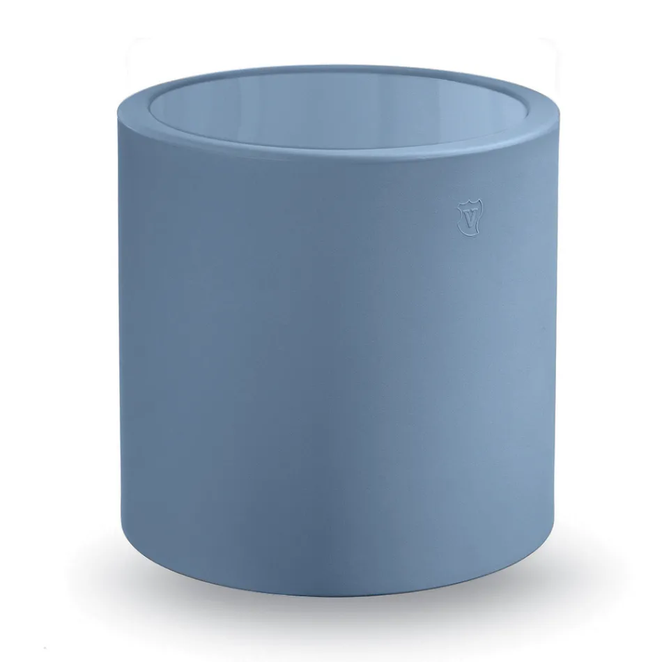 Round Garden Coffee Table in Colored Polyethylene Made in Italy - Noemi Viadurini