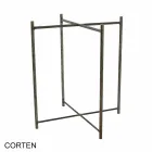 Indoor or Outdoor Coffee Table with Metal Structure Made in Italy - Carim Viadurini