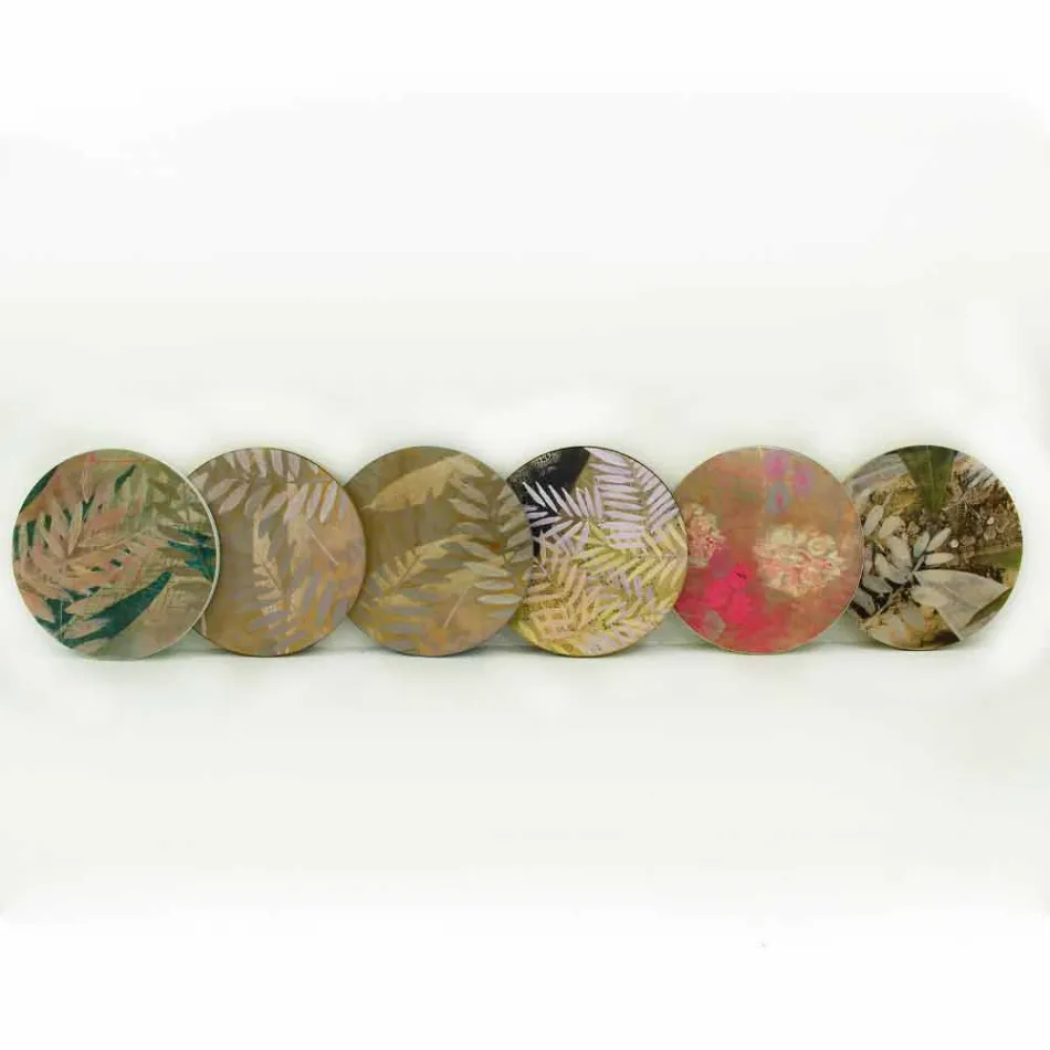 Indoor or Outdoor Coffee Table with Metal Structure Made in Italy - Carim Viadurini