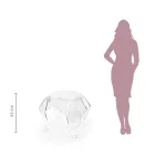 Coffee Table with Plexiglass Top and Base Made in Italy - Brento Viadurini