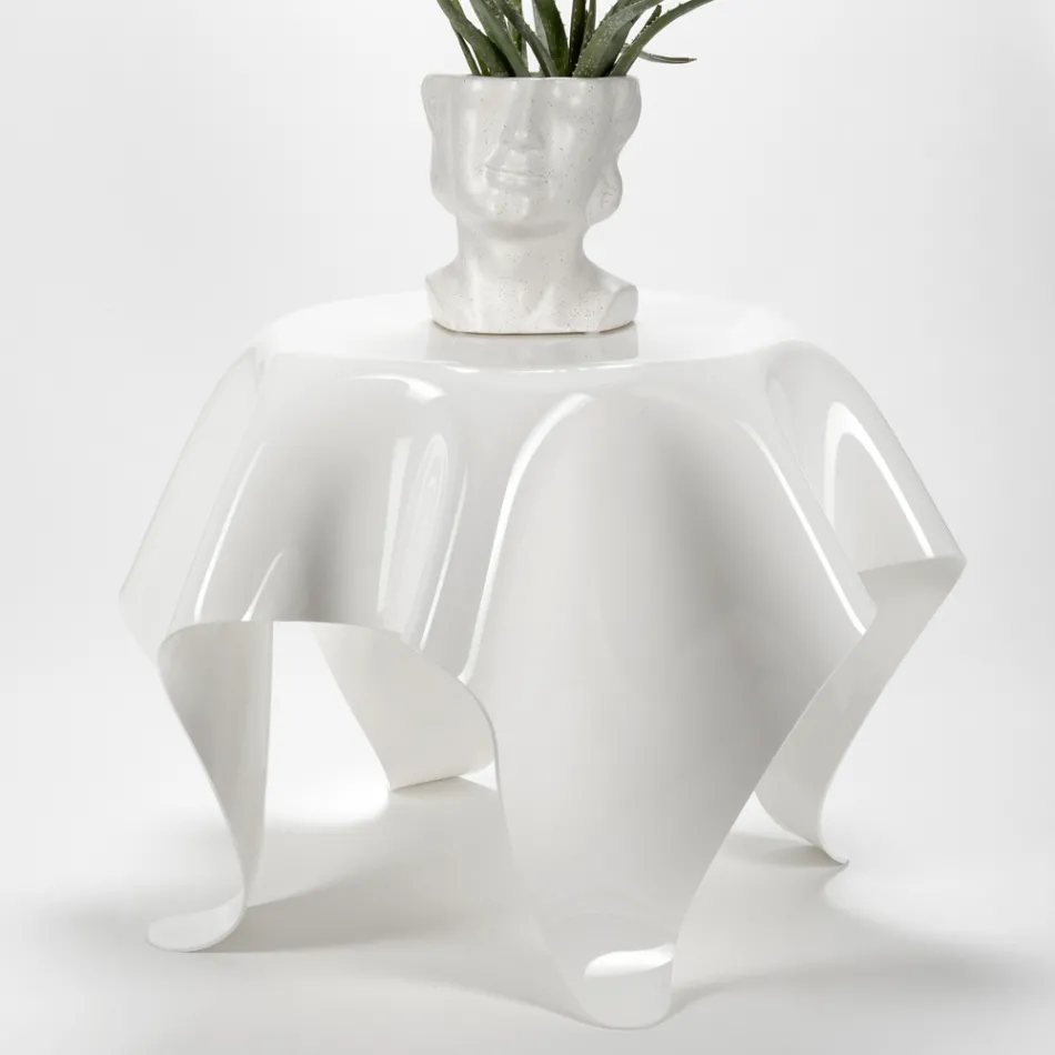 Coffee Table with Plexiglass Top and Base Made in Italy - Brento Viadurini