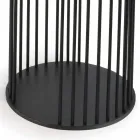 Coffee Table with Round Ceramic Top Made in Italy - Montebianco Viadurini