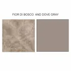 Design Coffee Table with 2 Round Tops in Gres Made in Italy - Stockholm Viadurini