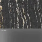 Design Coffee Table in Marble with Glass Base Made in Italy - Molino Viadurini