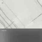 Design Coffee Table in Marble with Glass Base Made in Italy - Molino Viadurini