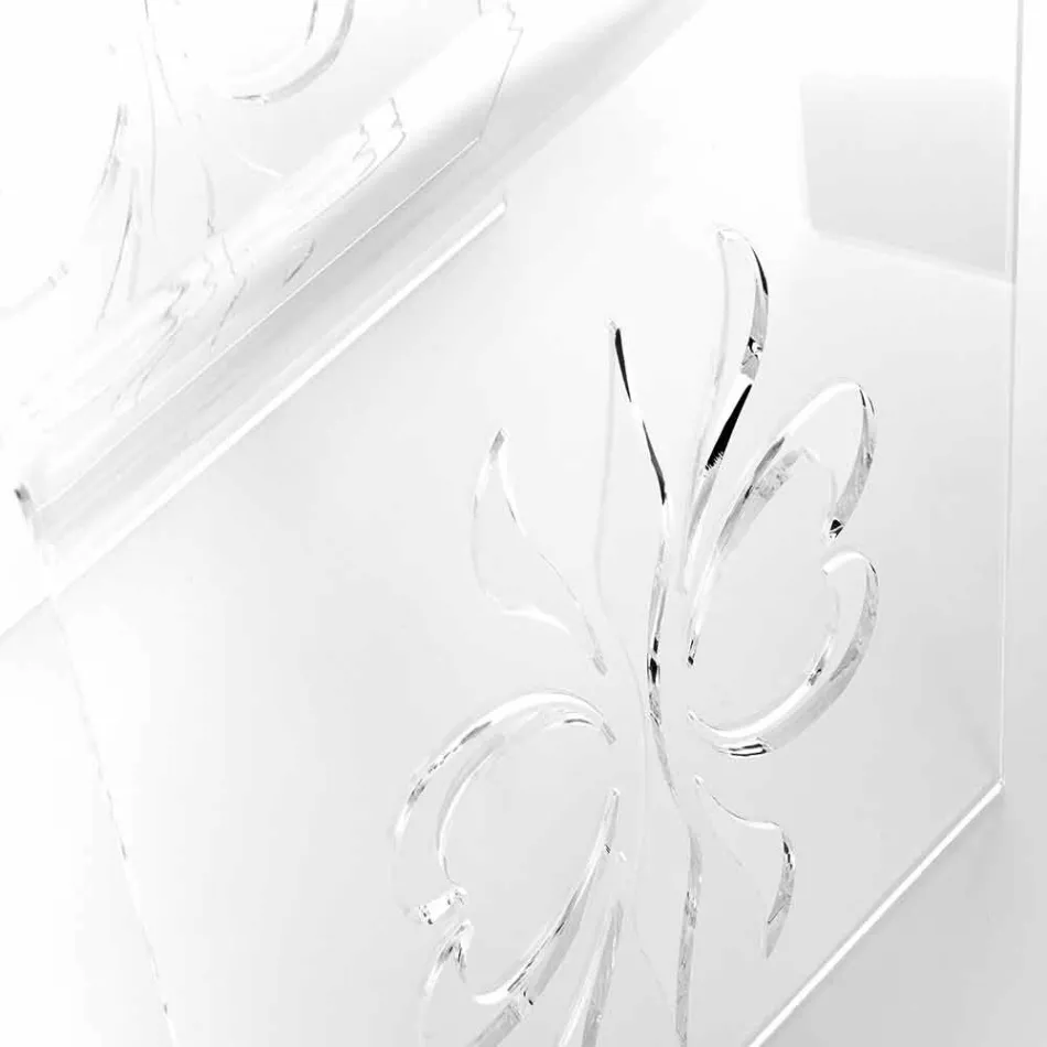 Design coffee table in Mandas transparent plexiglass Viadurini