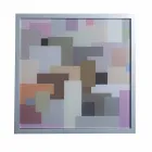 Modern 50x50cm coffee table in Nina metal, made in Italy Viadurini