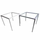 Modern 50x50cm coffee table in Nina metal, made in Italy Viadurini